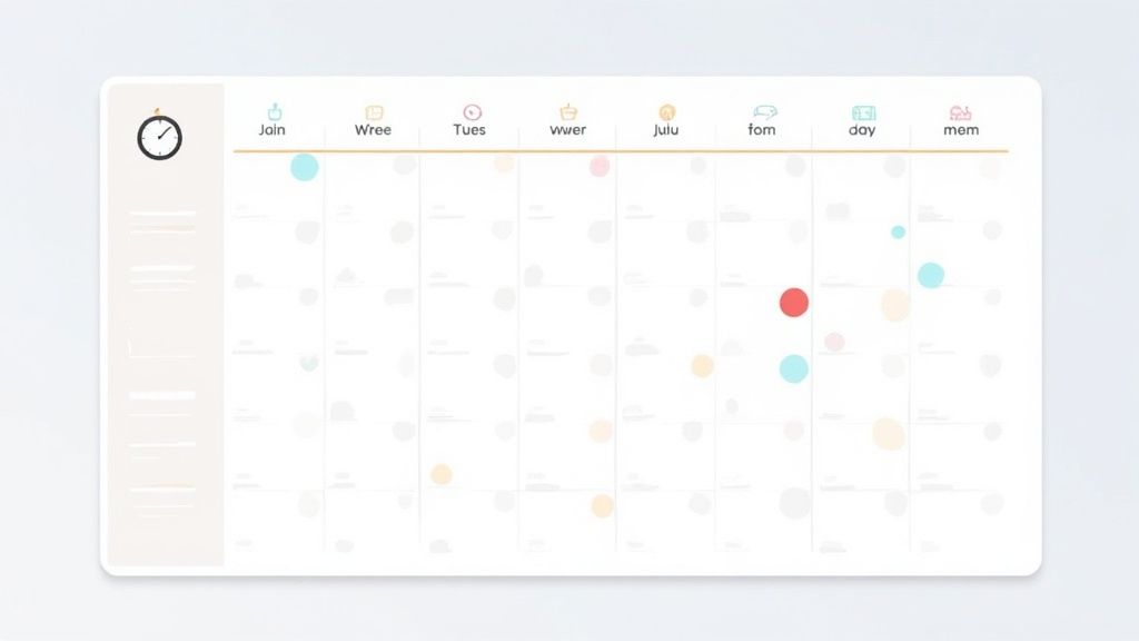 Consistent Content Calendar & Posting Schedule
