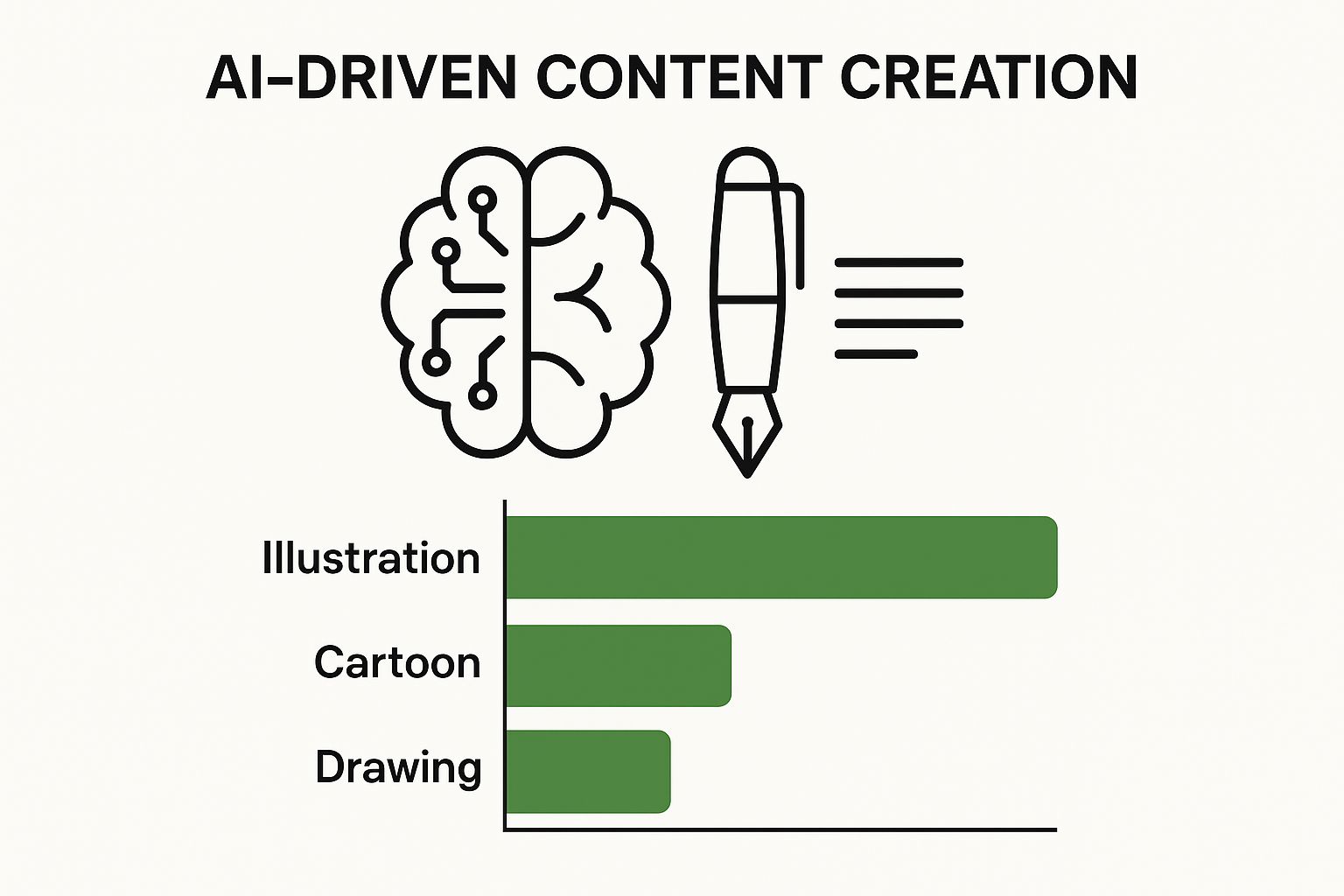 Infographic about ai for content creation