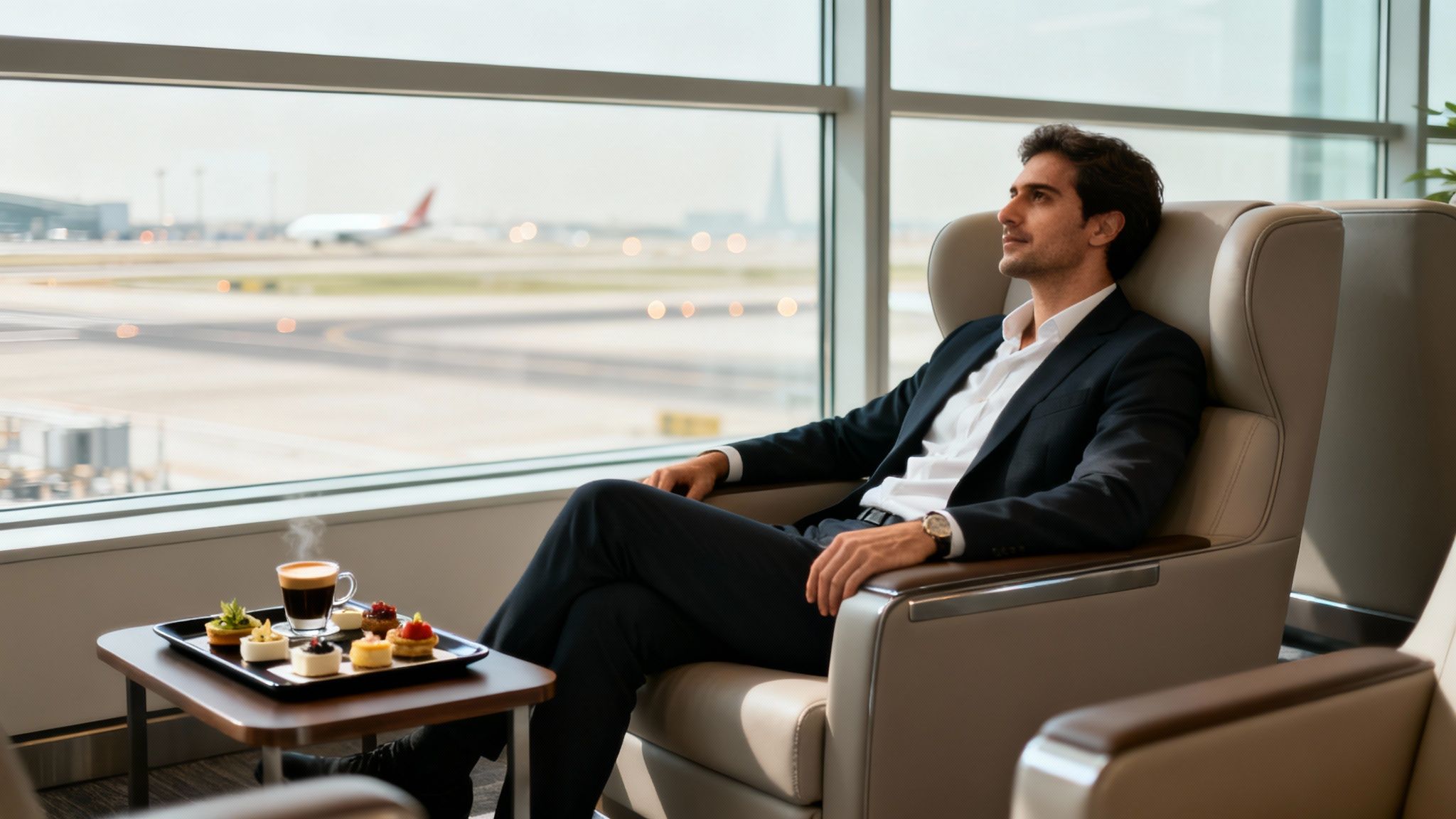 Dubai Airport Lounge Interior