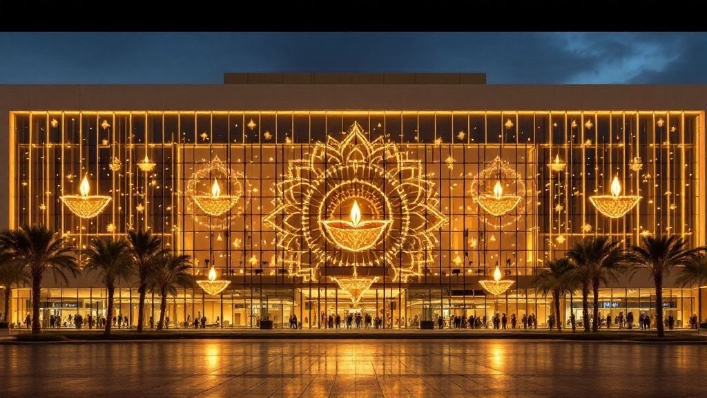 Dubai Mall Diwali Light Show
