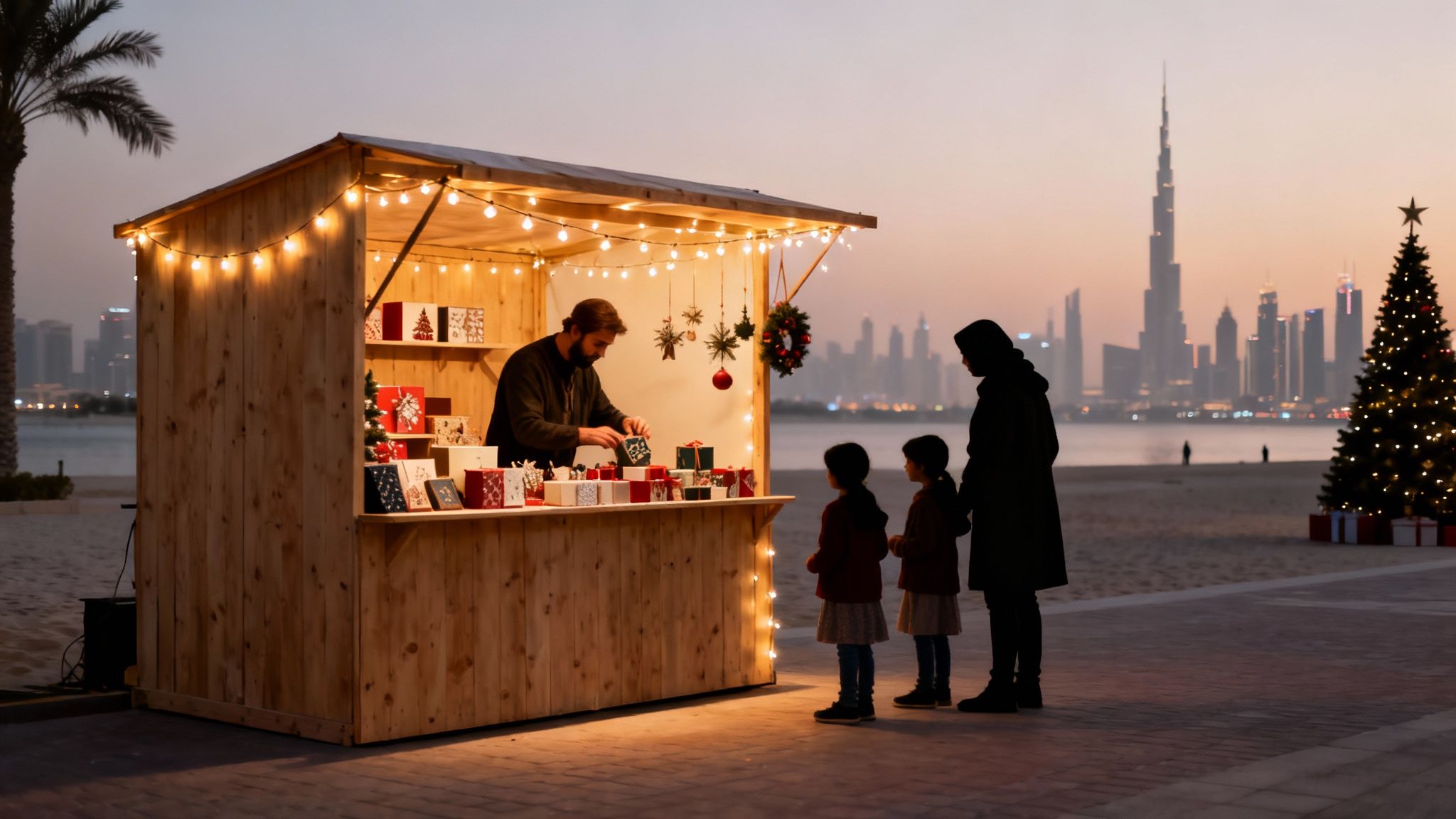 Dubai Christmas Market at Christmas Village