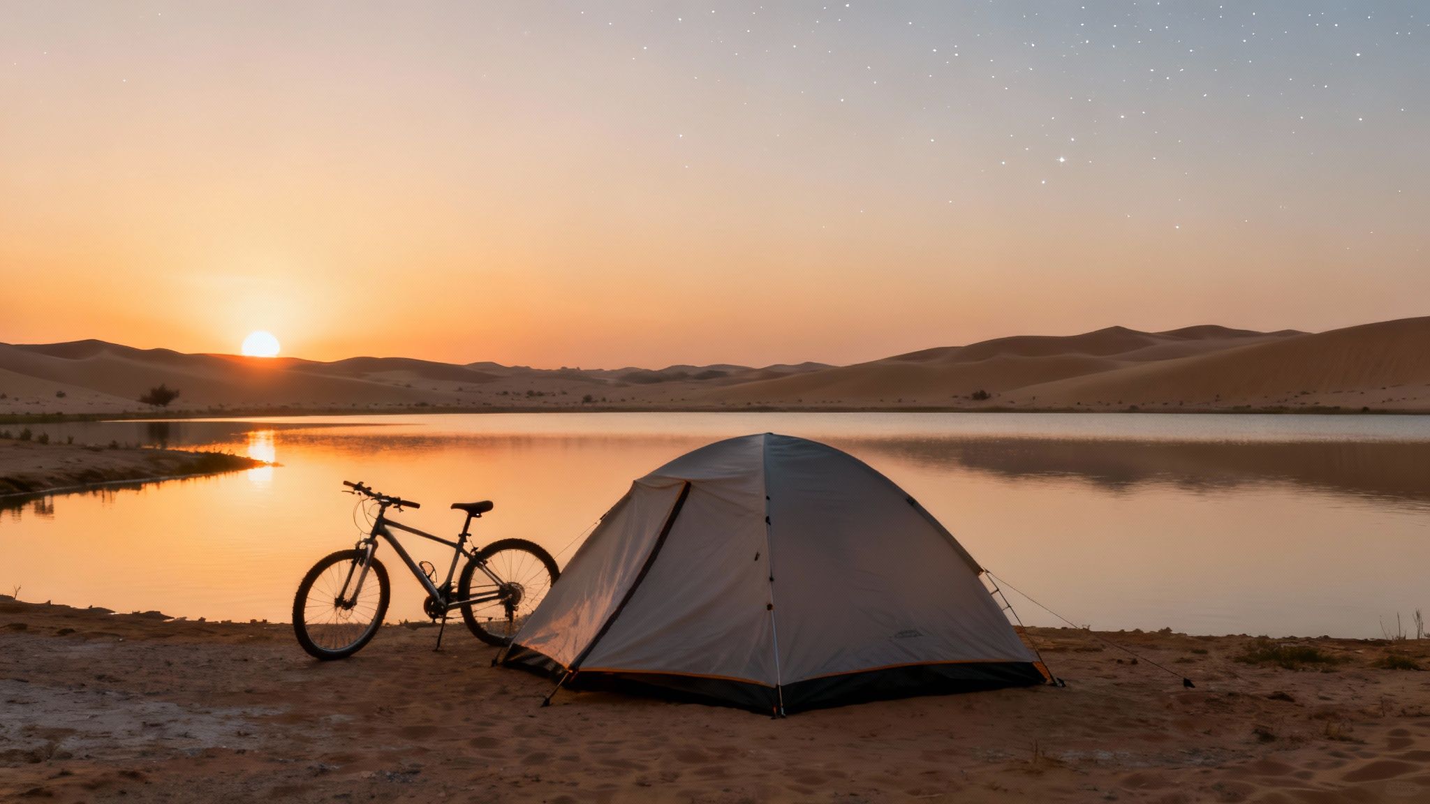 Al Qudra Lakes Desert Camping