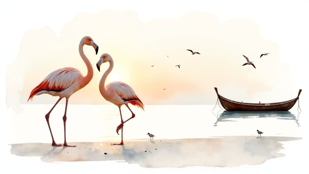 Flamingo Beach