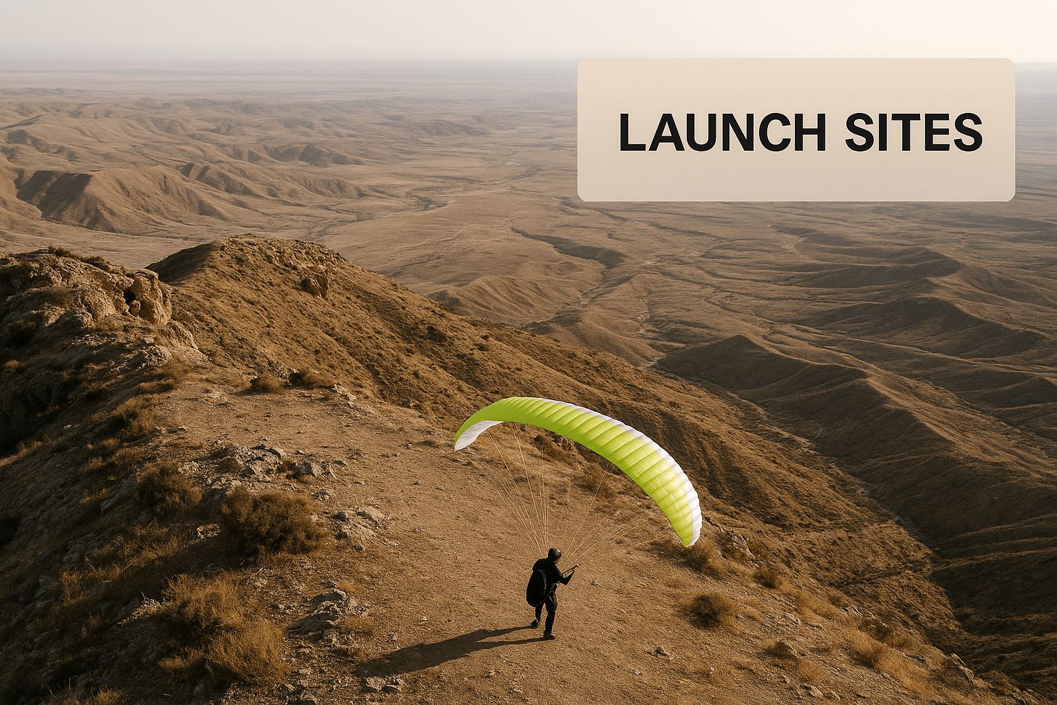 Infographic about paragliding in dubai