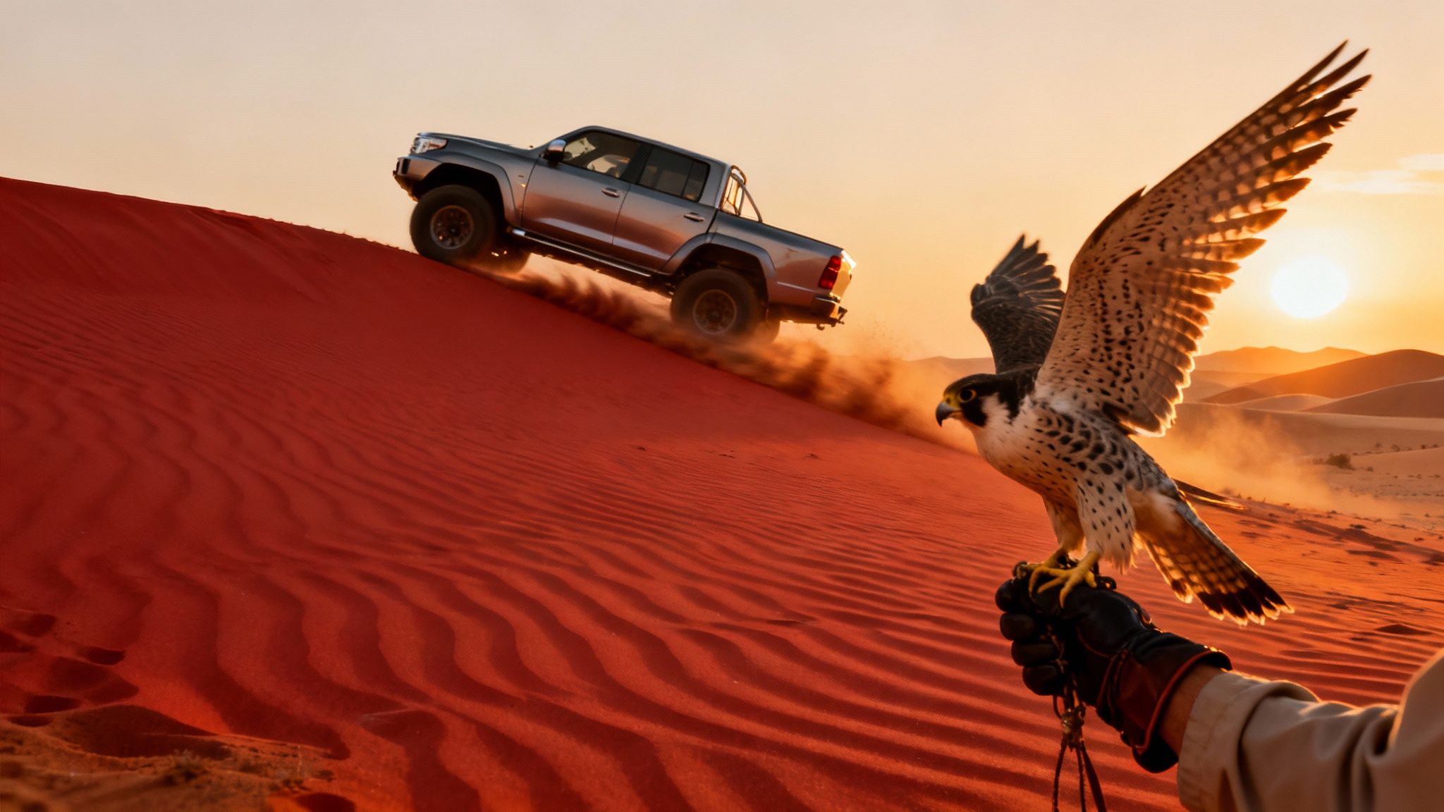 Desert Safari with Falconry and Bedouin Experience