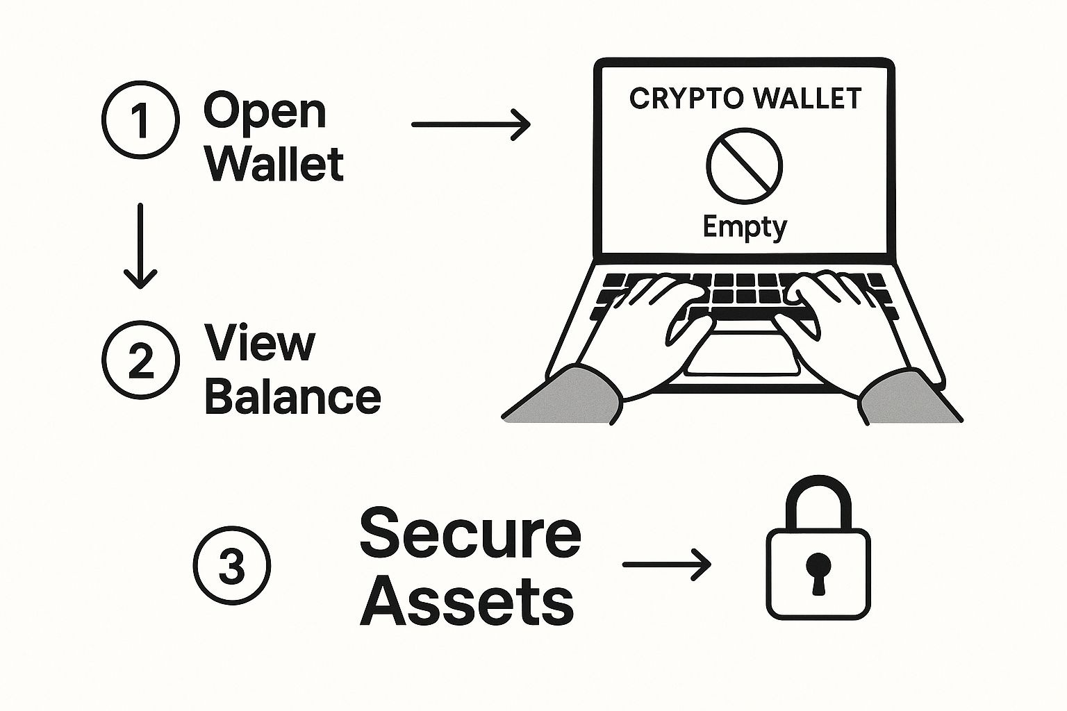 Infographic about recover stolen cryptocurrency