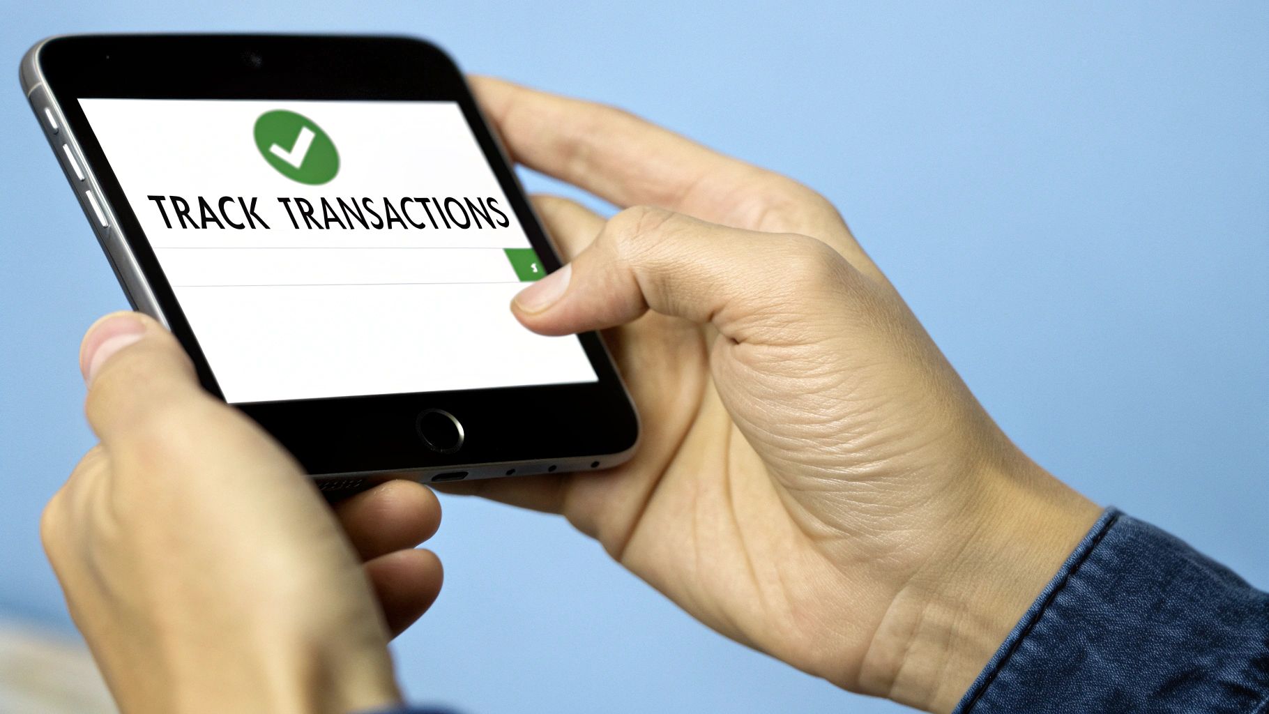 A person using a laptop with blockchain data on the screen