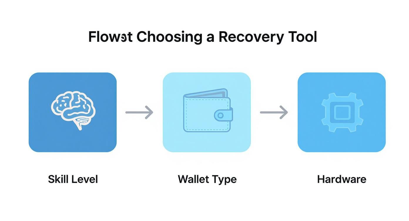 Infographic about how to retrieve forgotten password