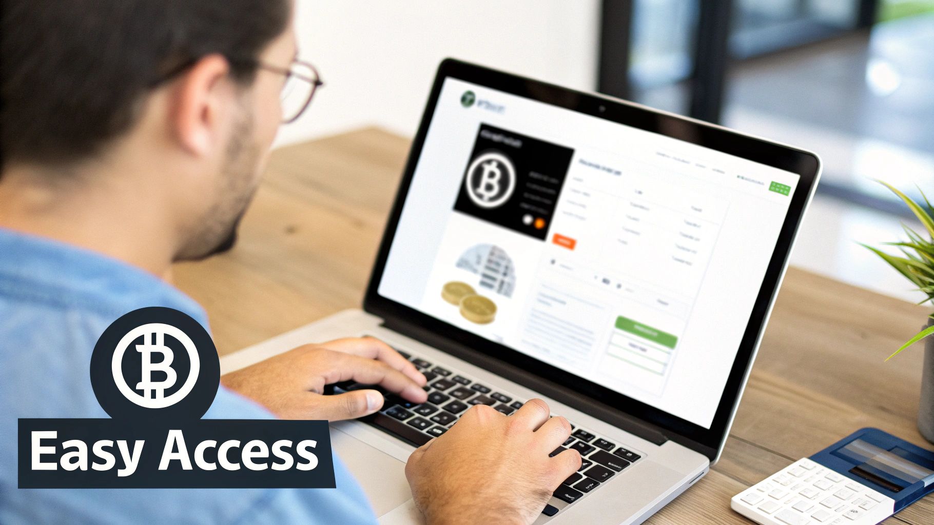 A person using a smartphone to interact with a digital wallet interface, symbolizing the convenience of custodial wallets.