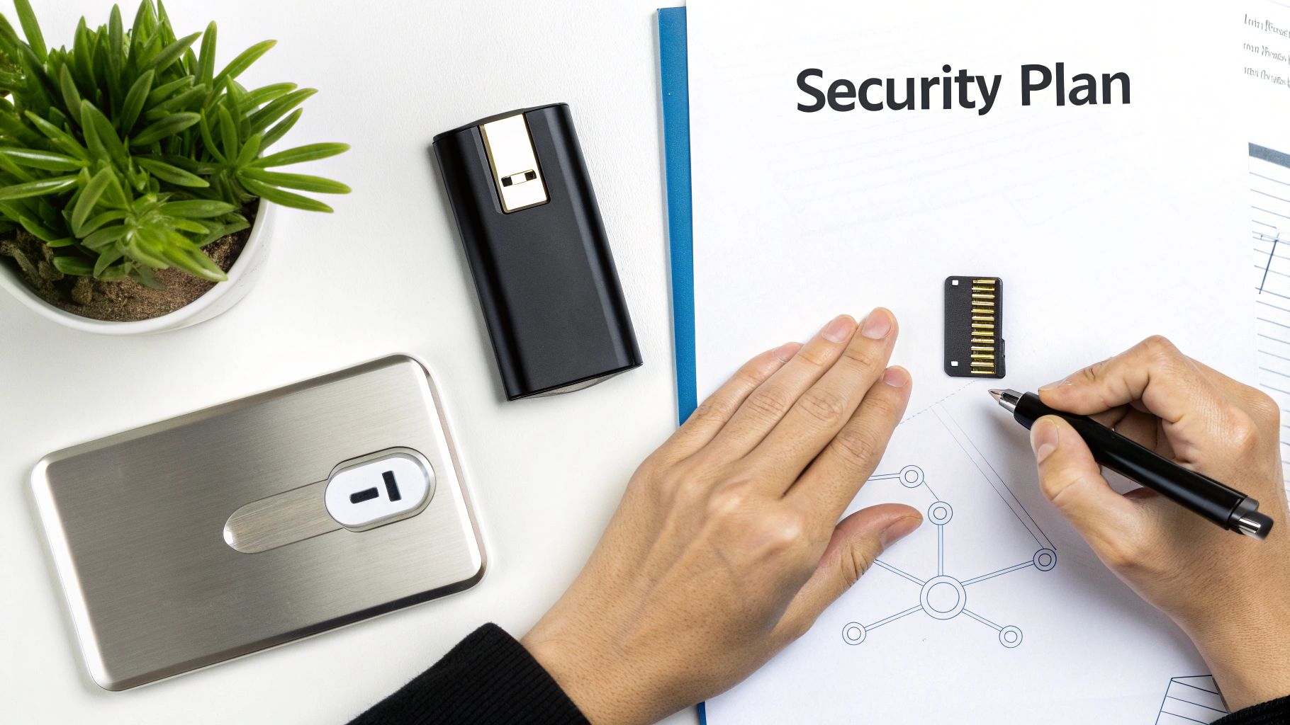 A metal plate with a seed phrase etched into it, signifying durable crypto security.