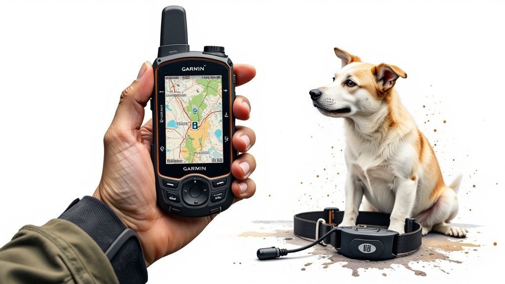 Garmin Alpha 100 with TT 15 Collar - Professional-Grade Hunting Dog Tracker
