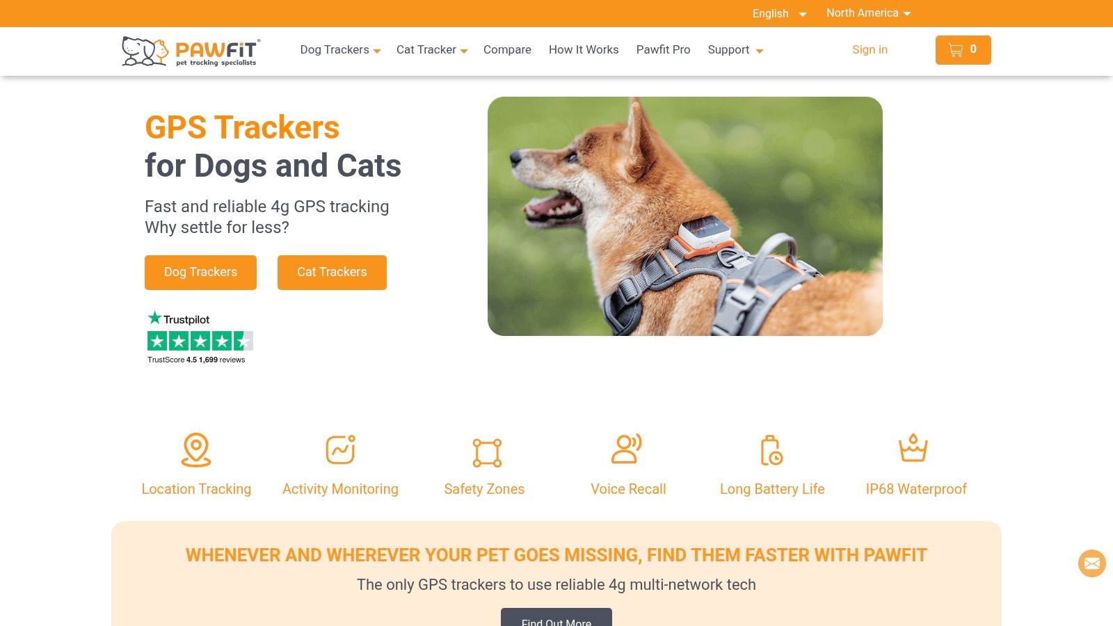 Pawfit 3 GPS Pet Tracker