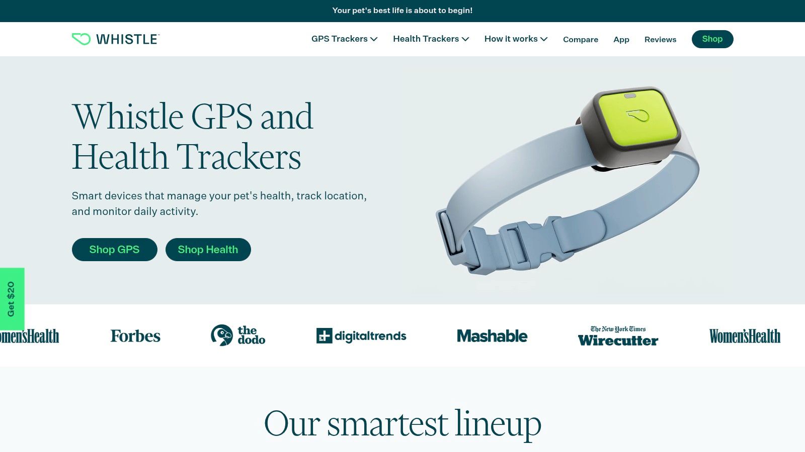 Whistle GO Explore GPS Pet Tracker