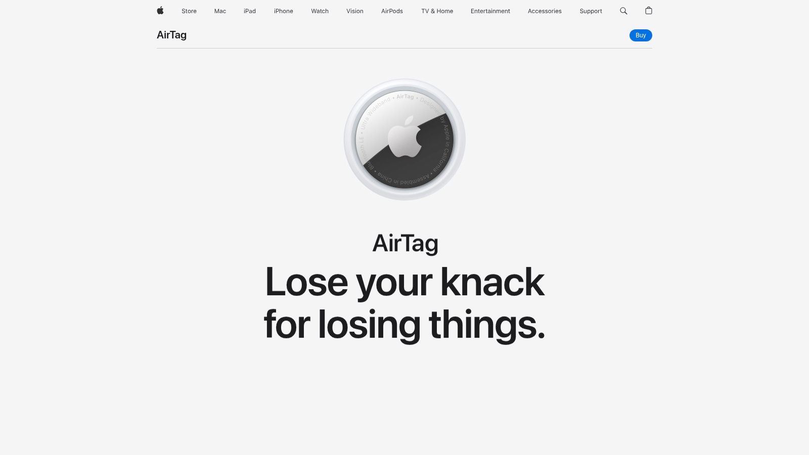 Apple AirTag (with pet accessory)