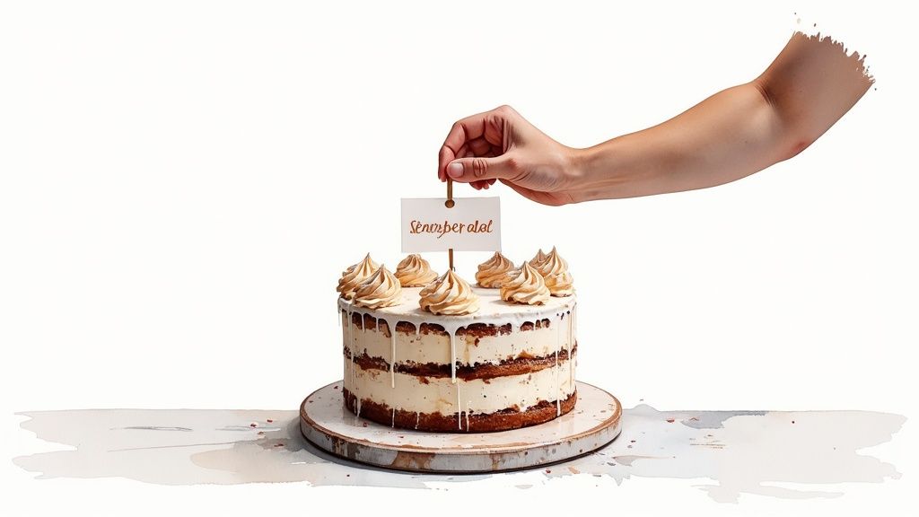 A person holding a phone with a custom branded app interface, representing white label software customization