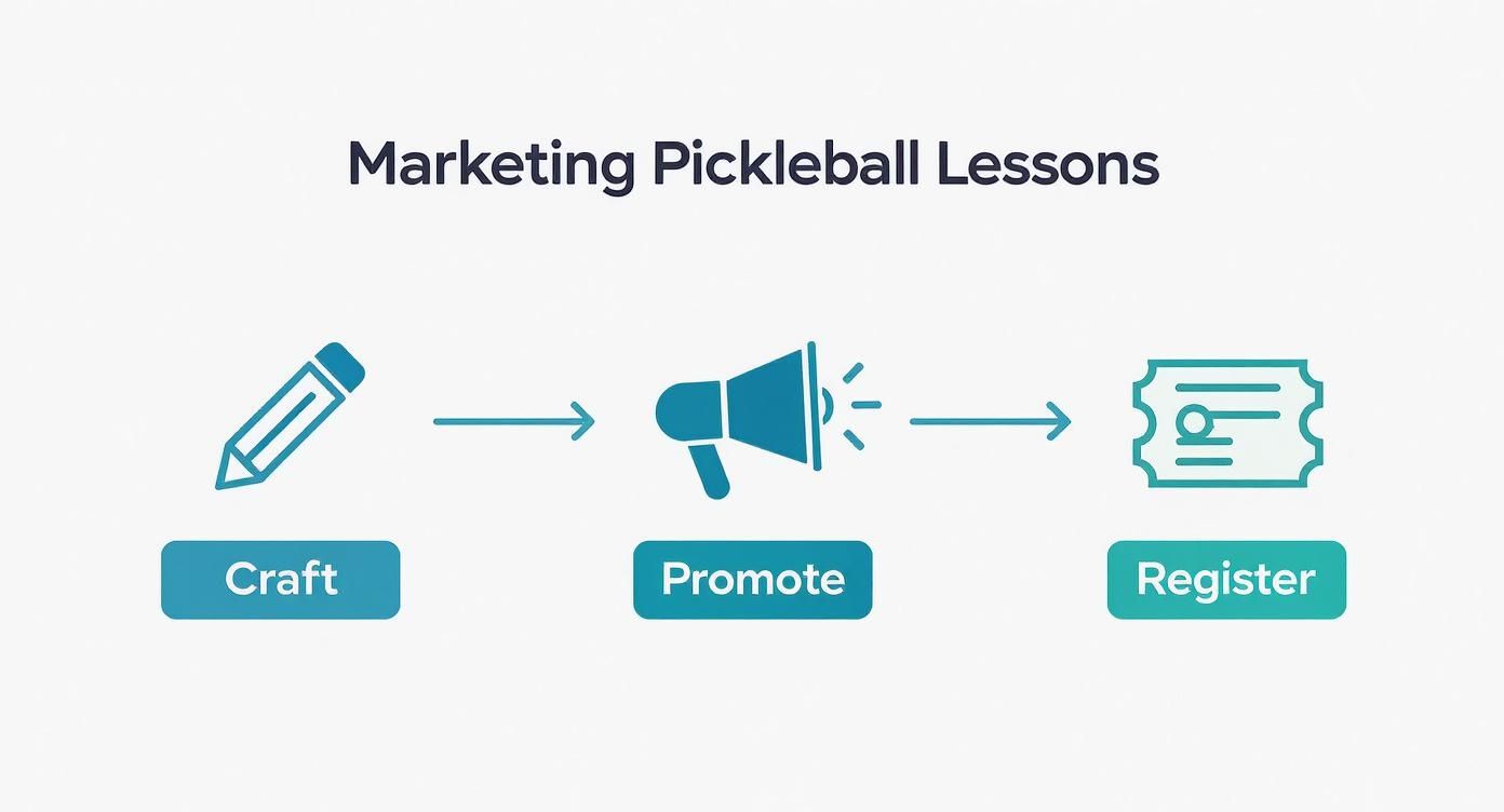 Infographic about pickleball group lessons