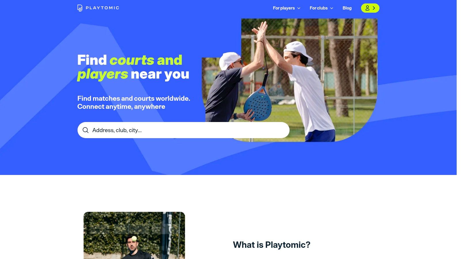 Playtomic: For Seamless, All-in-One Booking and Matchmaking