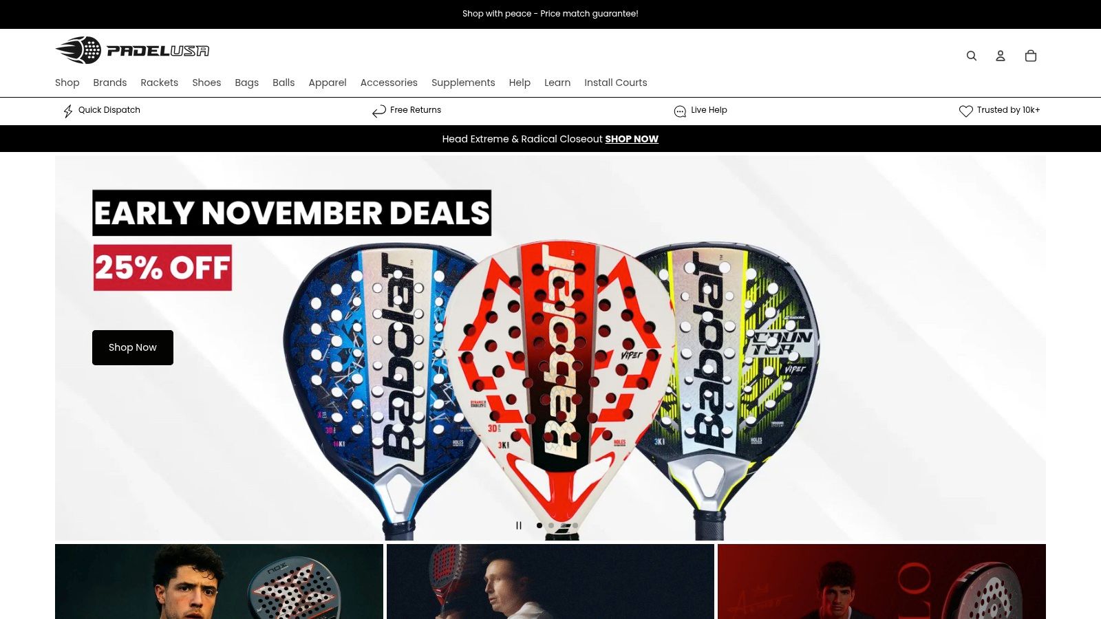 Padel USA (e-commerce)