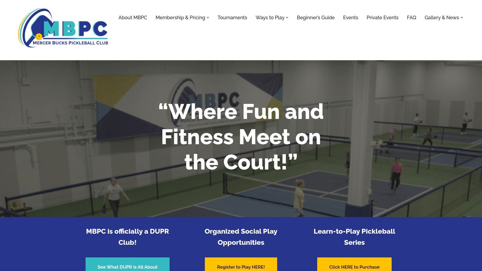 Mercer Bucks Pickleball Club (MBPC)