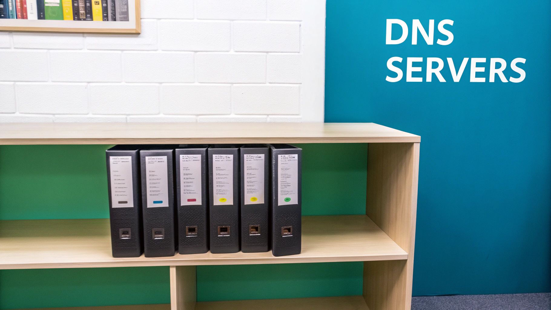 Diagram showing the four types of DNS servers and their interaction in a DNS query.