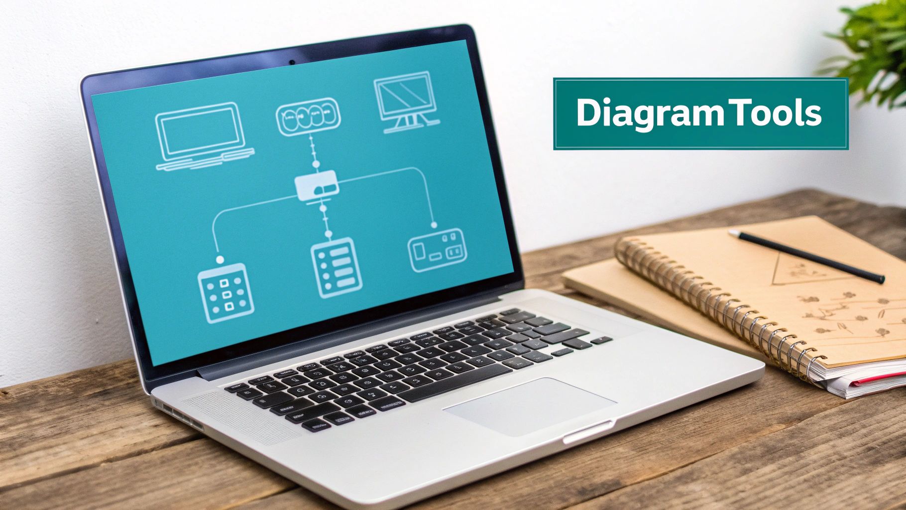 A professional network diagram being worked on a screen.
