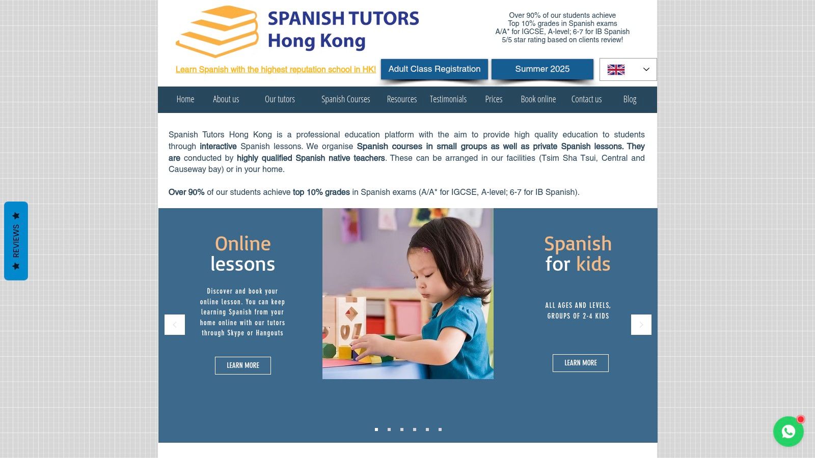 Spanish Tutors Hong Kong (Private Tutoring and Small Group Classes)