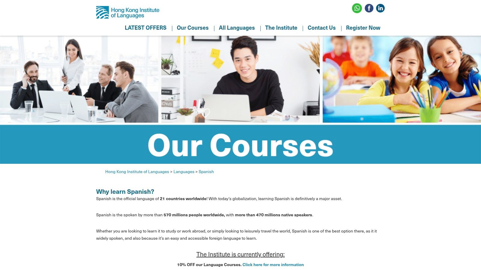 Hong Kong Institute of Languages（HKIL / 香港語言學校）