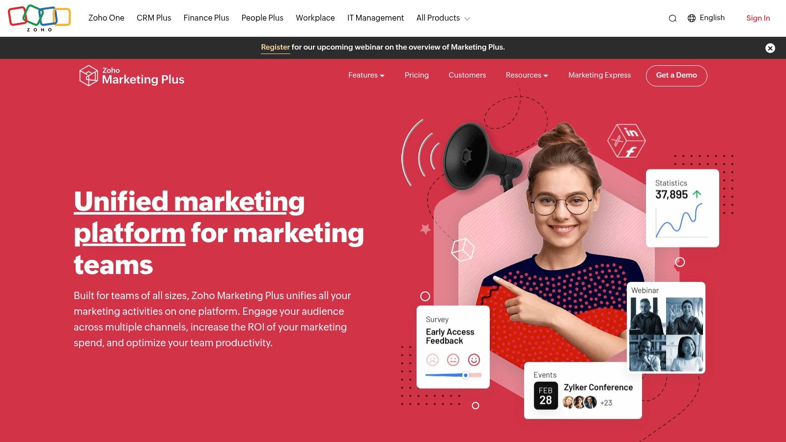 Zoho Marketing Plus