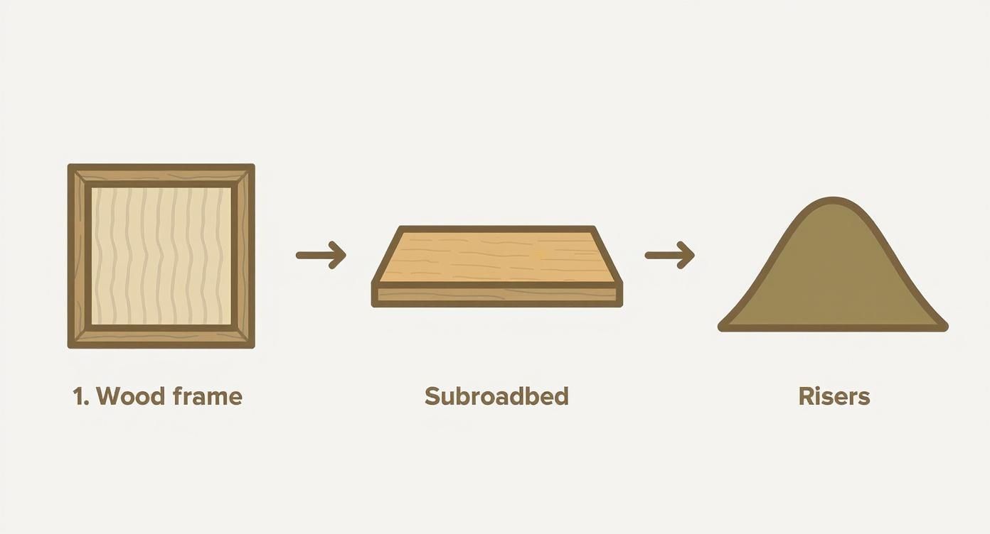 Infographic about how to build a model railroad