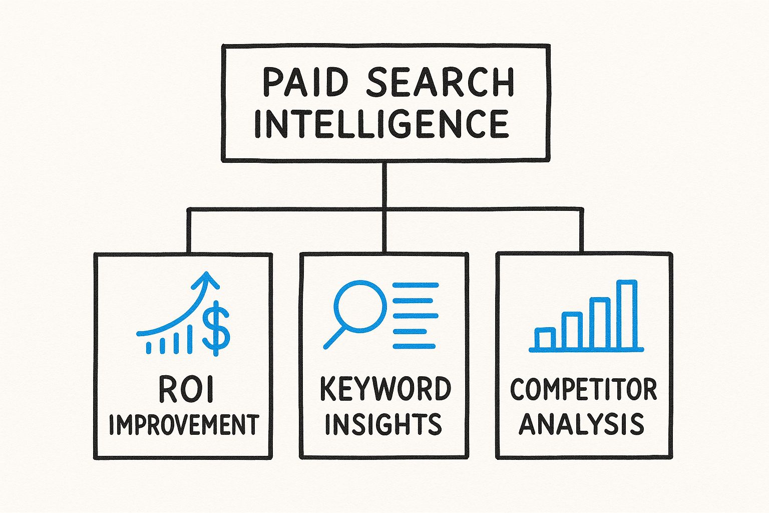 Infographic about paid search intelligence