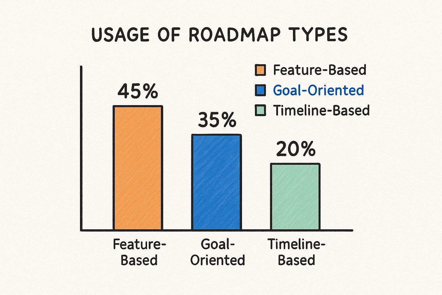 Infographic about product roadmap