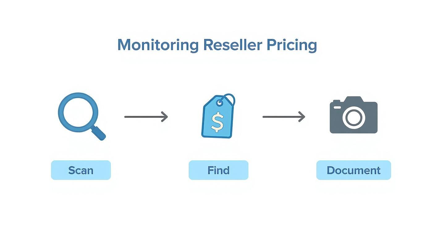 Infographic about minimum advertised price monitoring