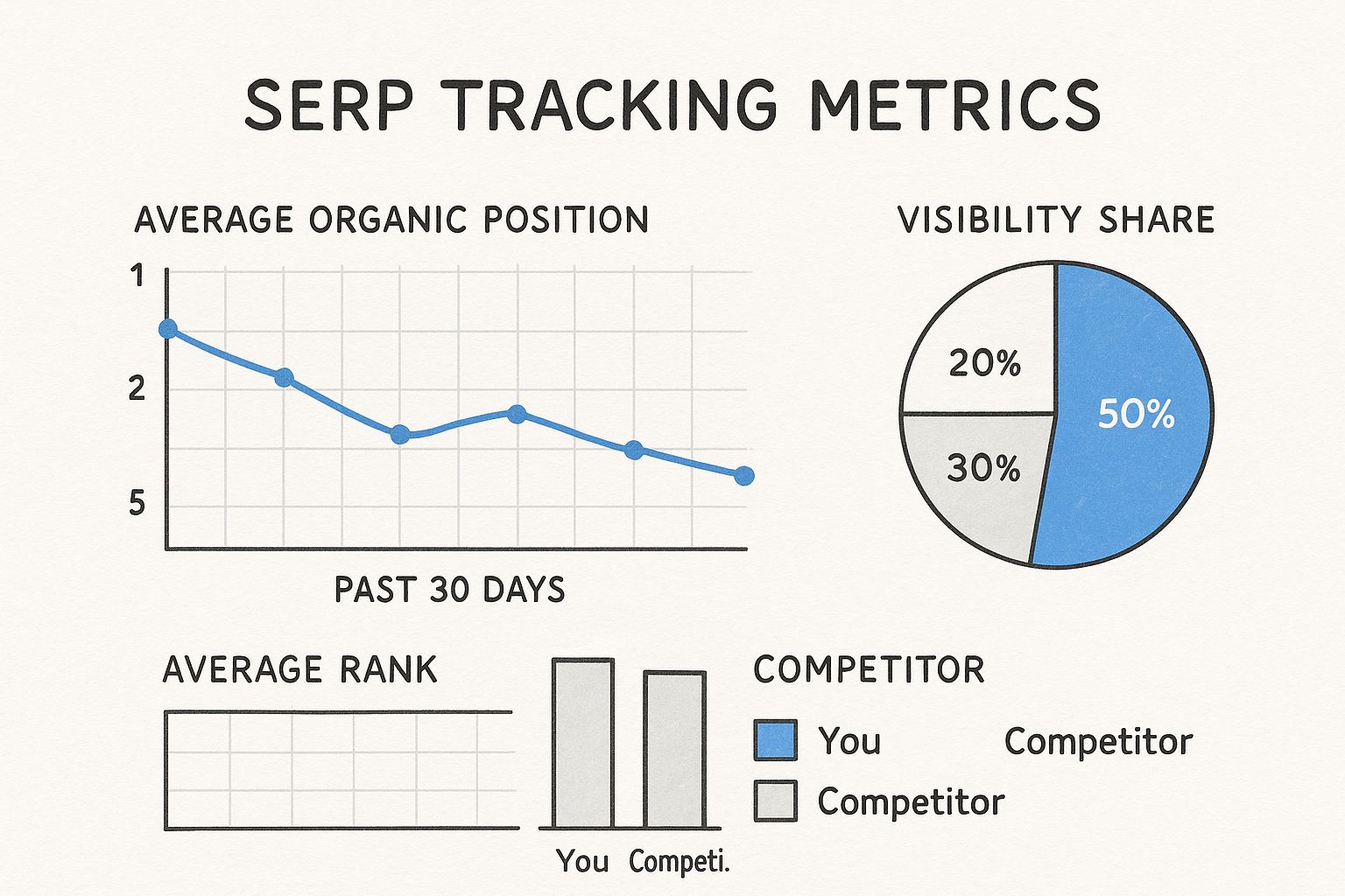 Infographic about importance of tracking serps