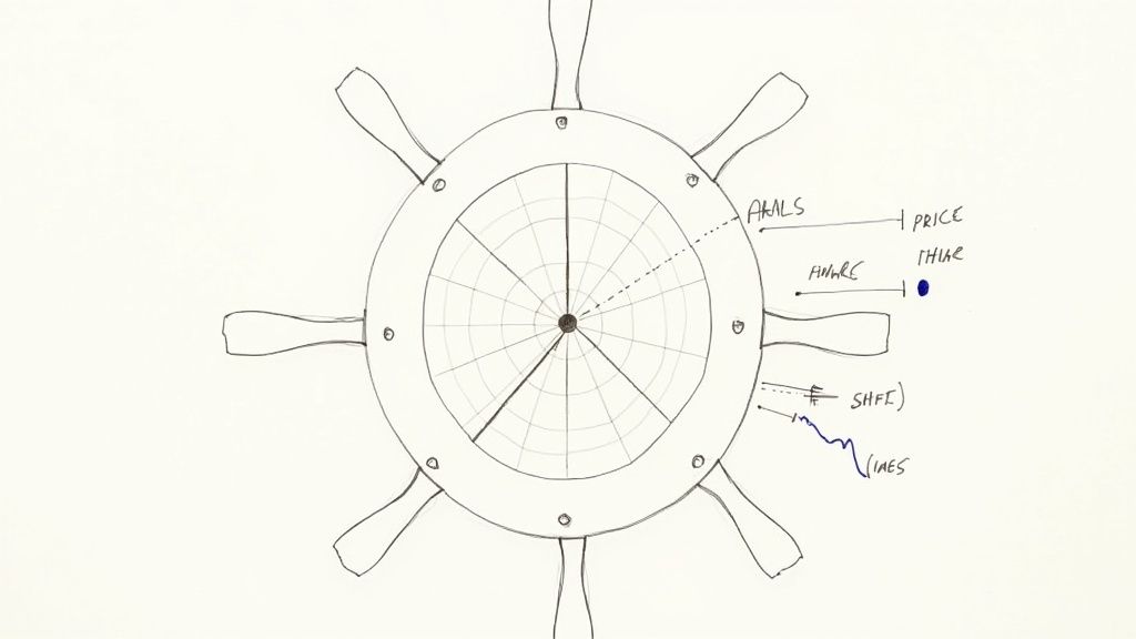 A person at a desk analyzing charts and graphs on multiple screens, representing pricing intelligence in action.