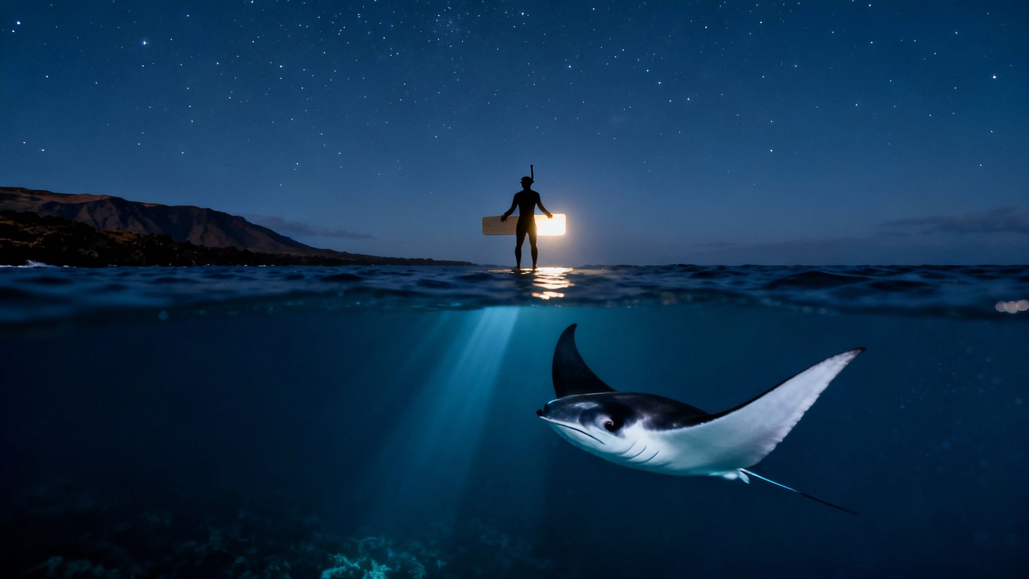 Manta Ray Snorkel Kona An Unforgettable Night Swim Guide
