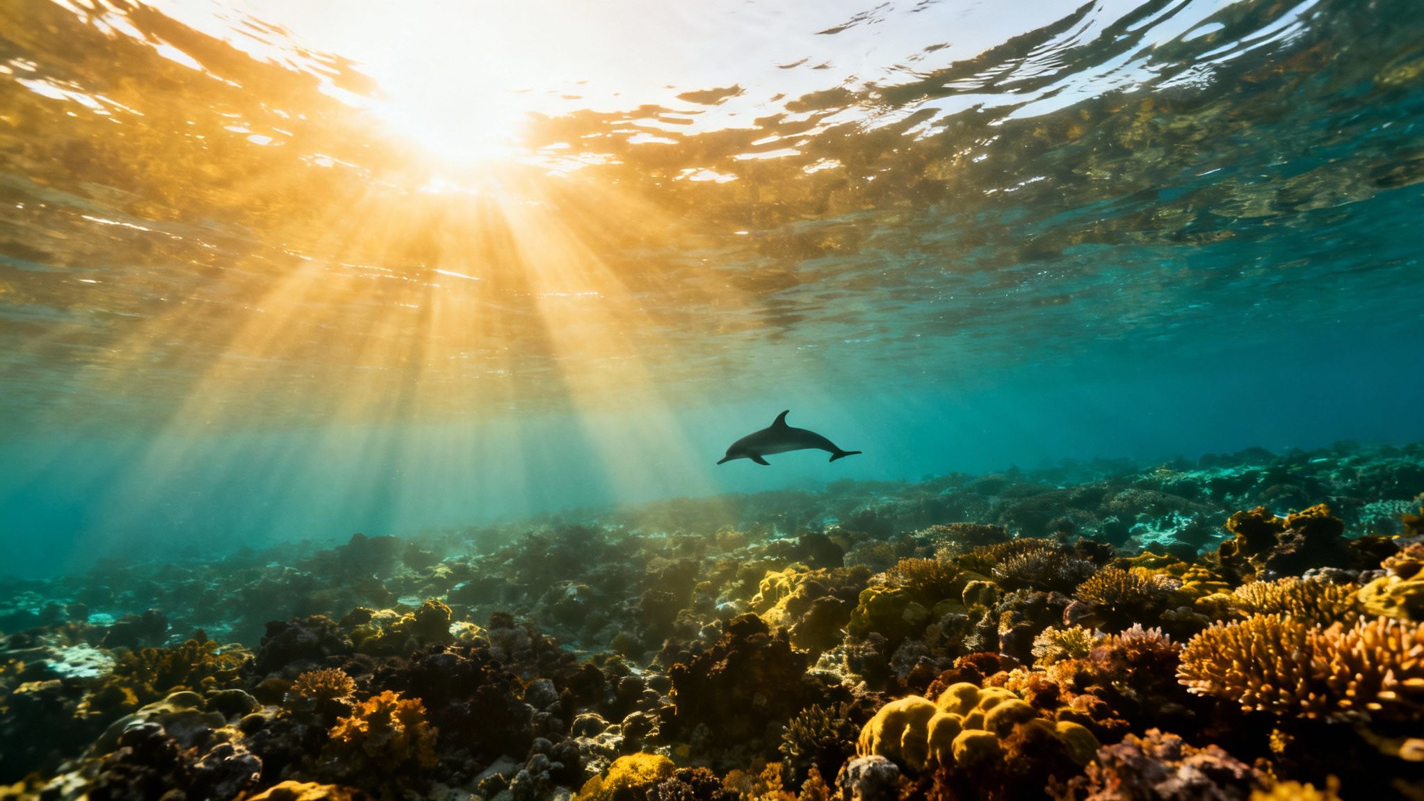 Snorkelers enjoying the calm, clear morning water in Kealakekua Bay.