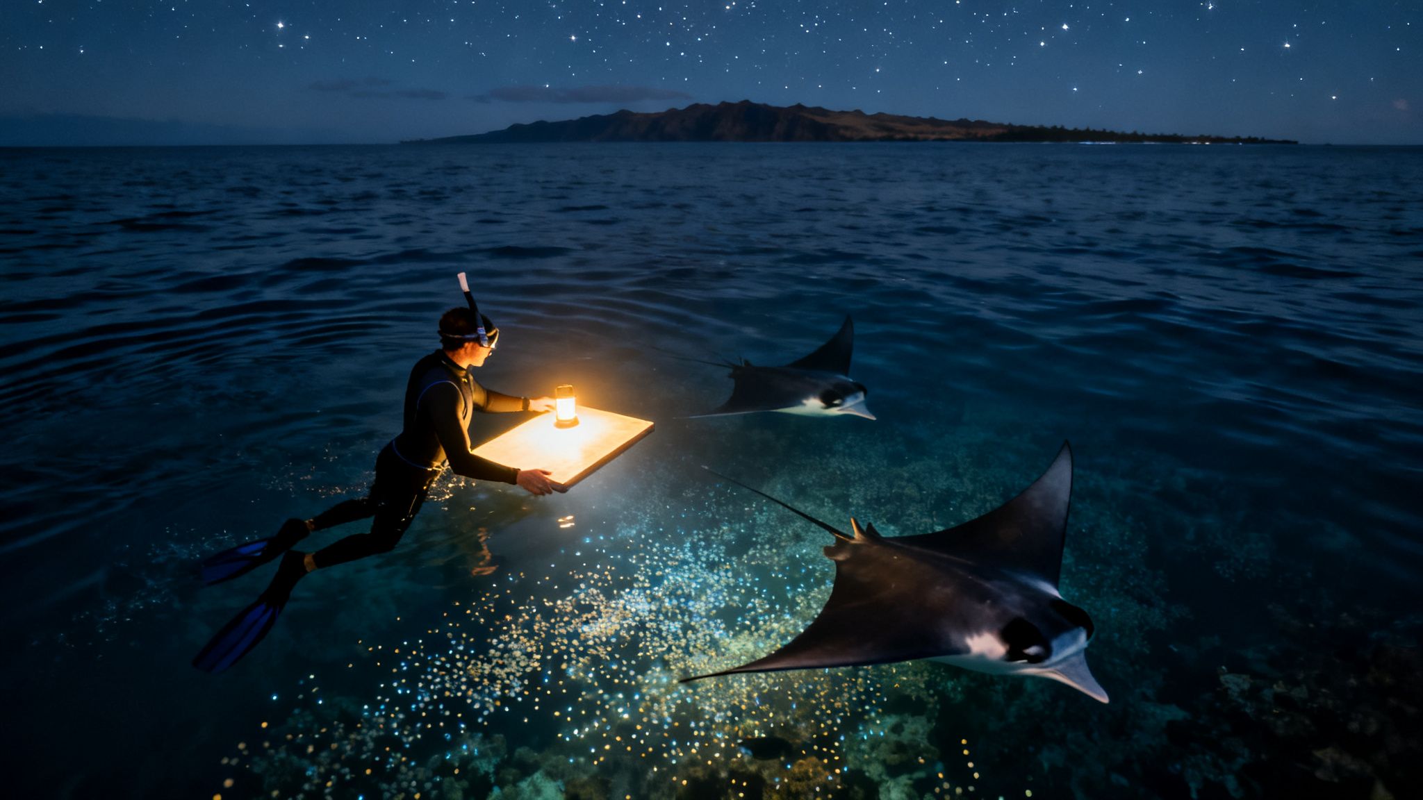 A Guide to the Big Island Hawaii Manta Ray Night Snorkel
