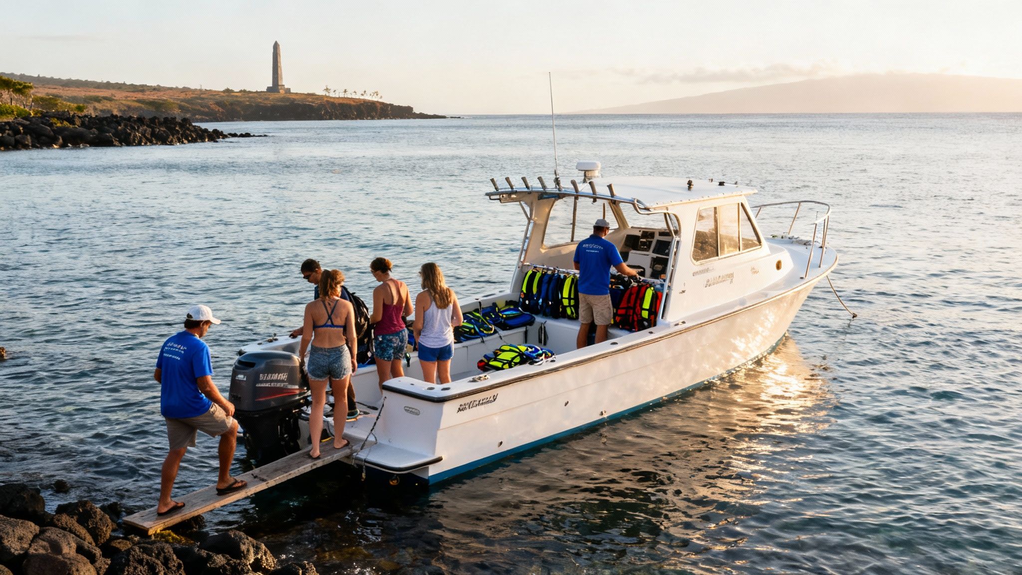 Kealakekua Bay snorkeling boat