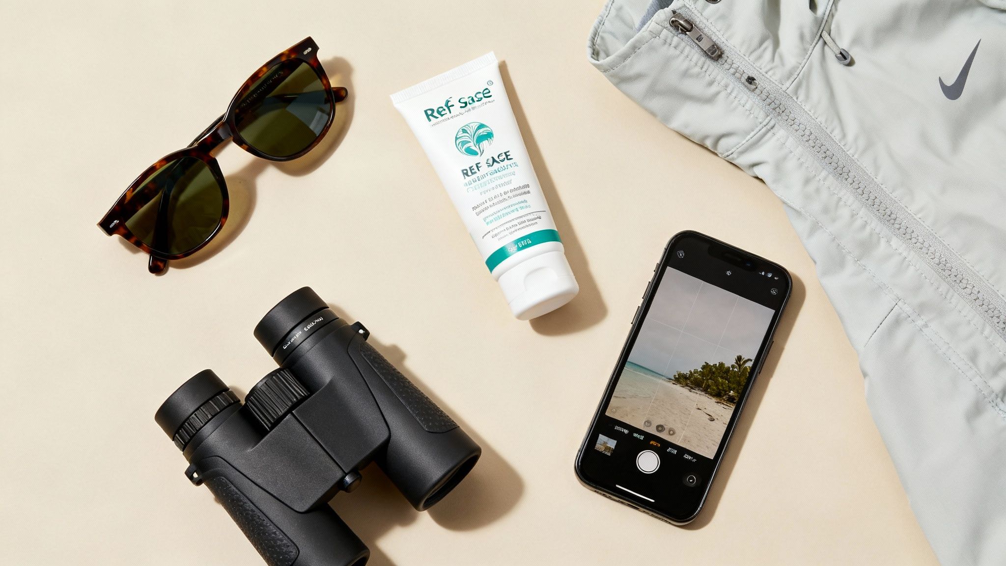 A person on a boat films a whale with their smartphone, capturing the memory.