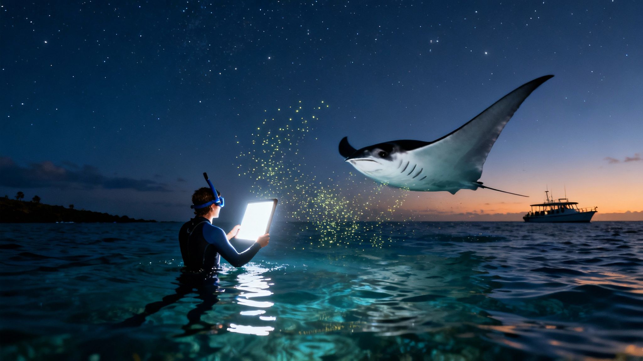 Swimming with manta rays kona: Your Guide to Kona Night Snorkel Adventures