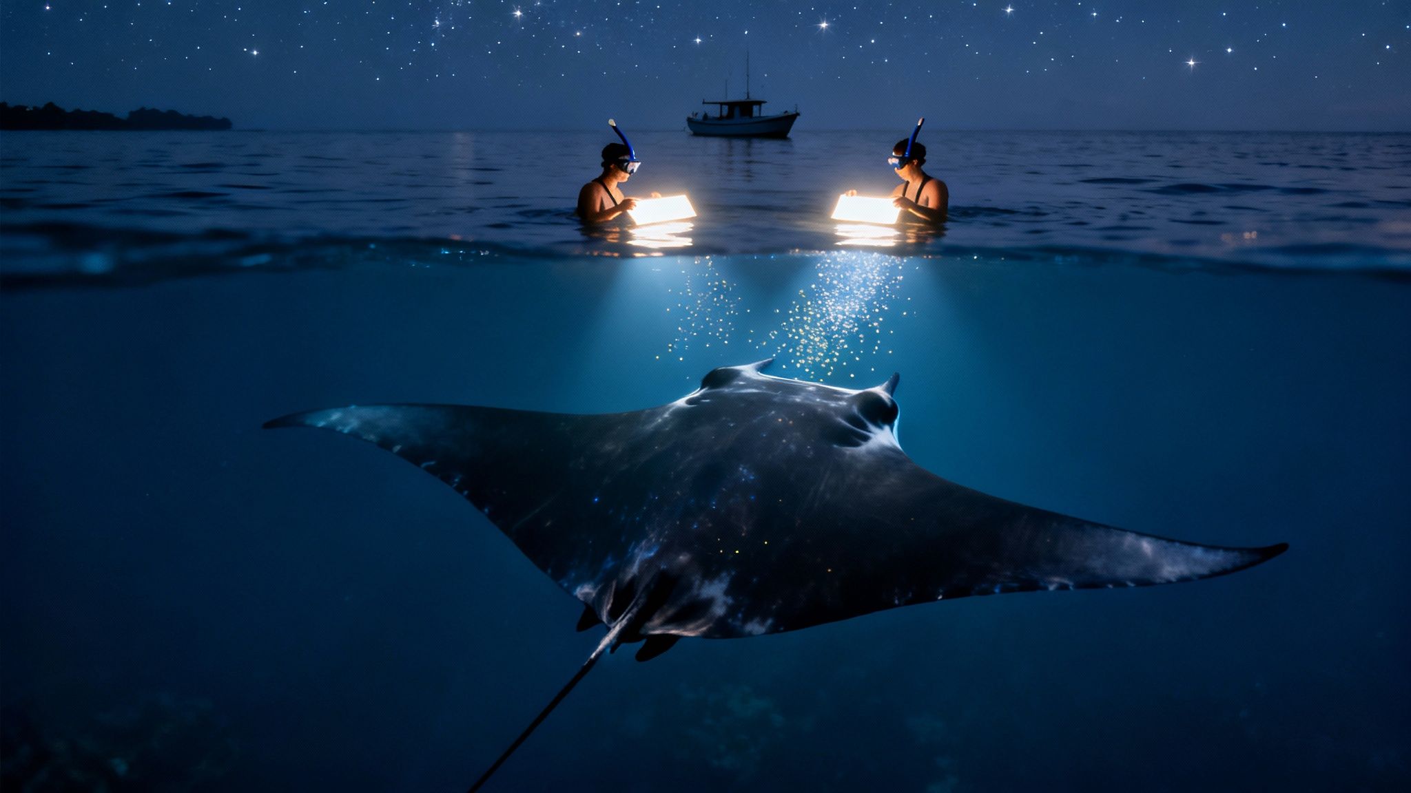 Your Guide to the Big Island Manta Ray Night Snorkel