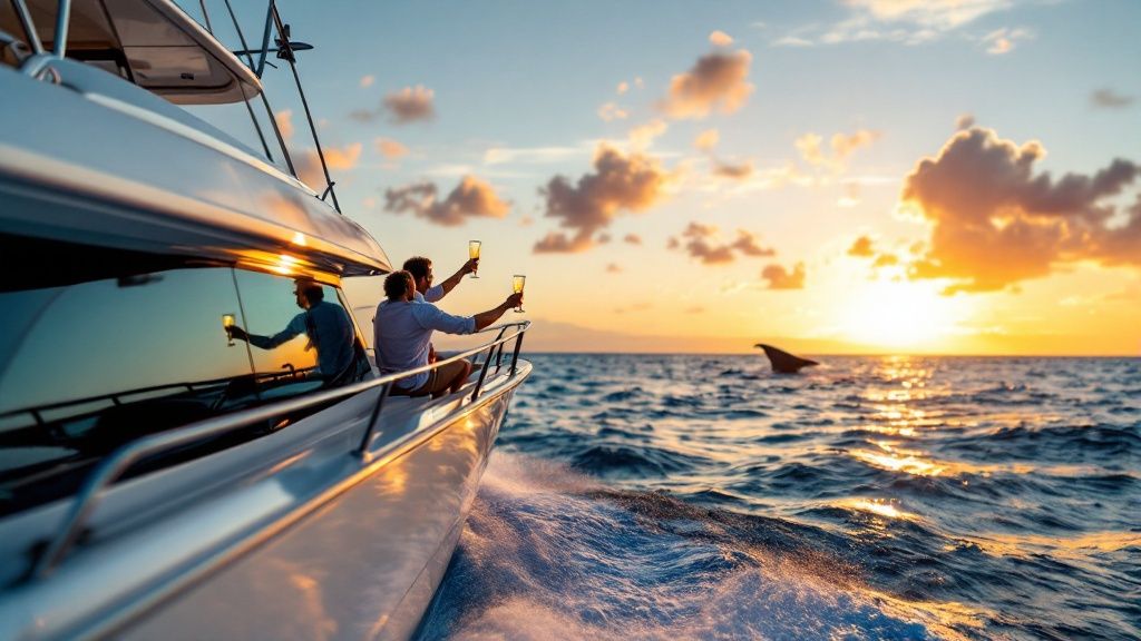 Sunlight on Water Whale Watching