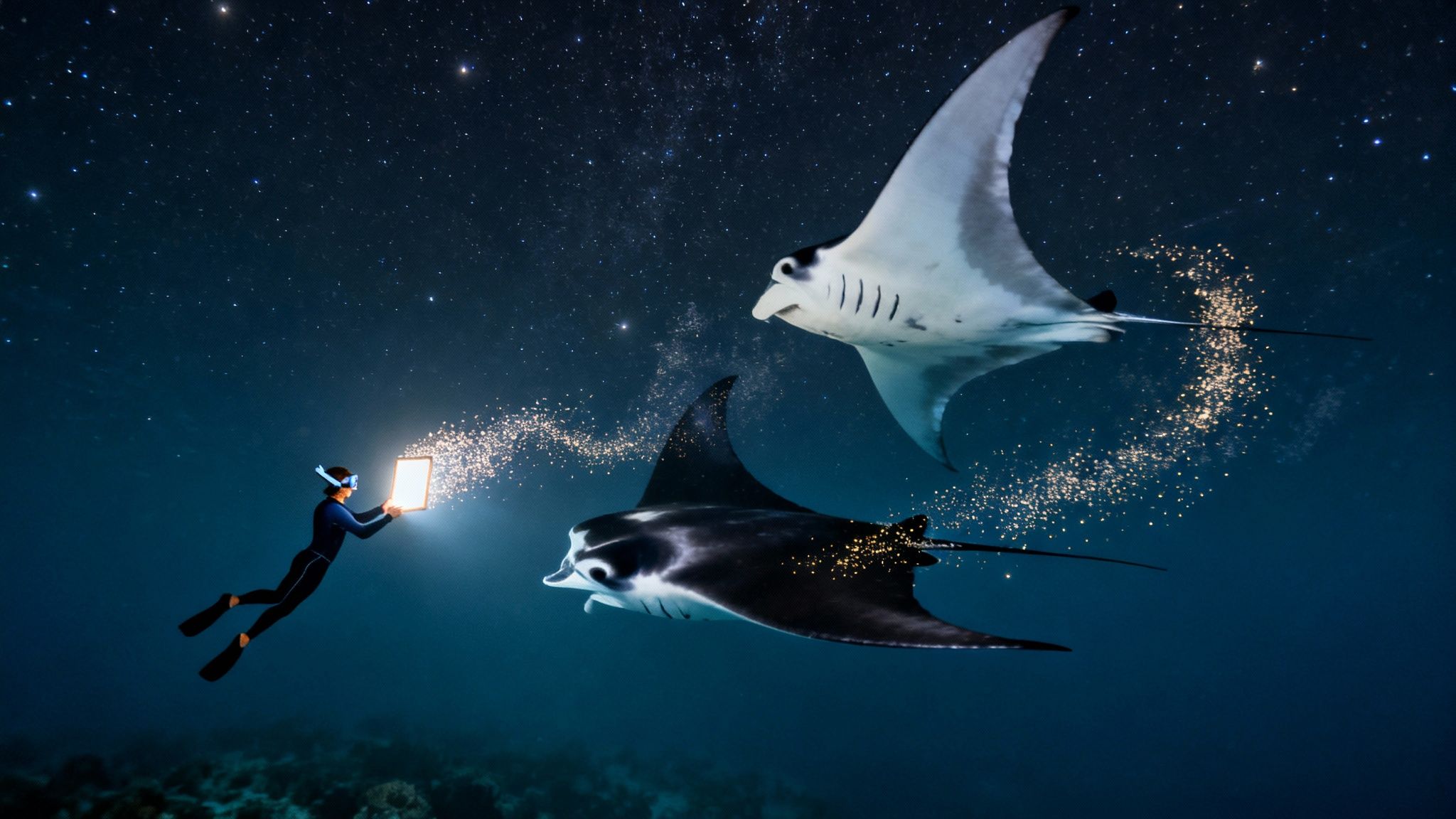 Swim With Manta Rays Hawaii The Ultimate Kona Night Snorkel Guide