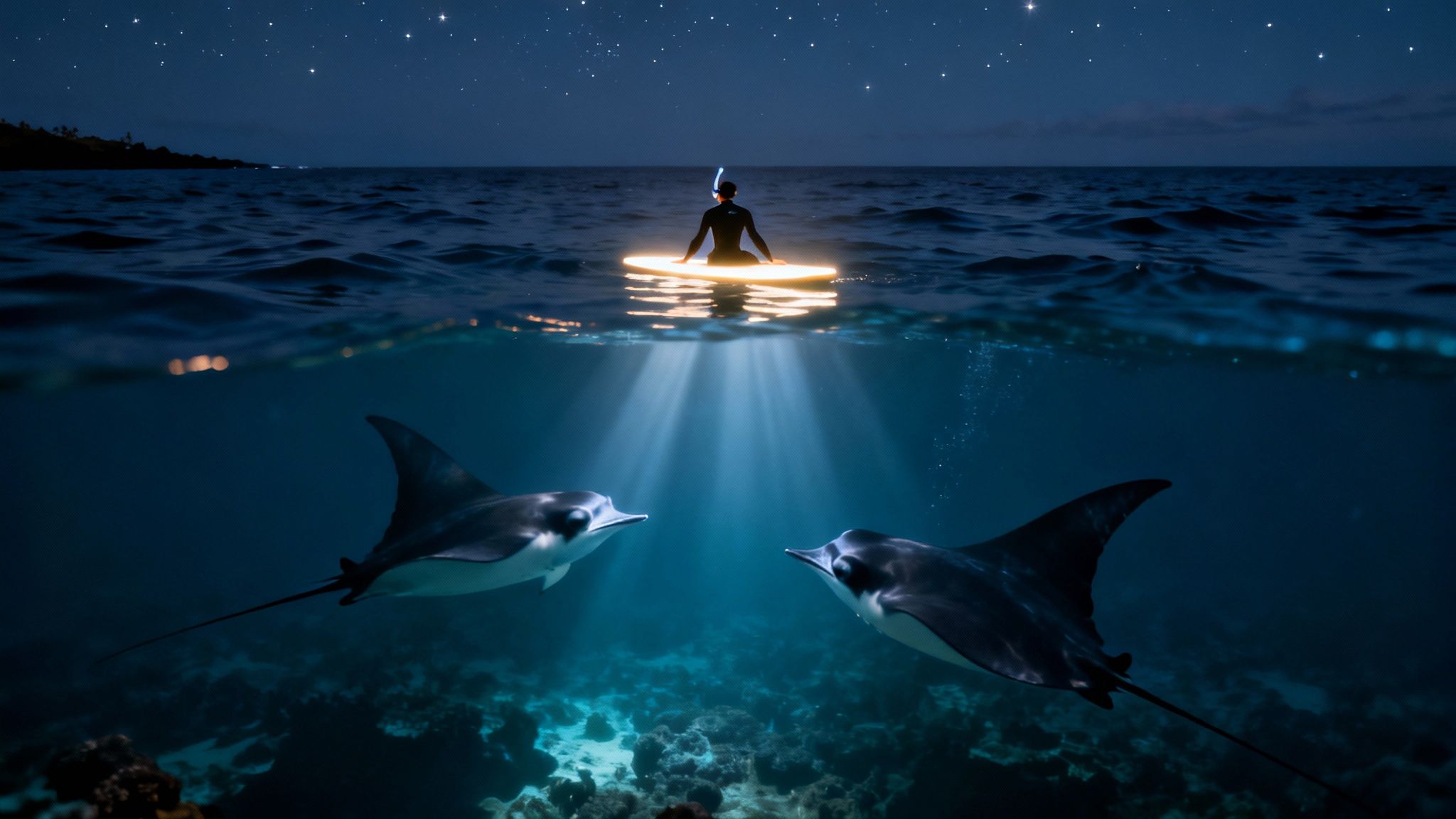 Manta Ray Snorkel Kona: Nighttime Kona Adventure (manta ray snorkel kona)