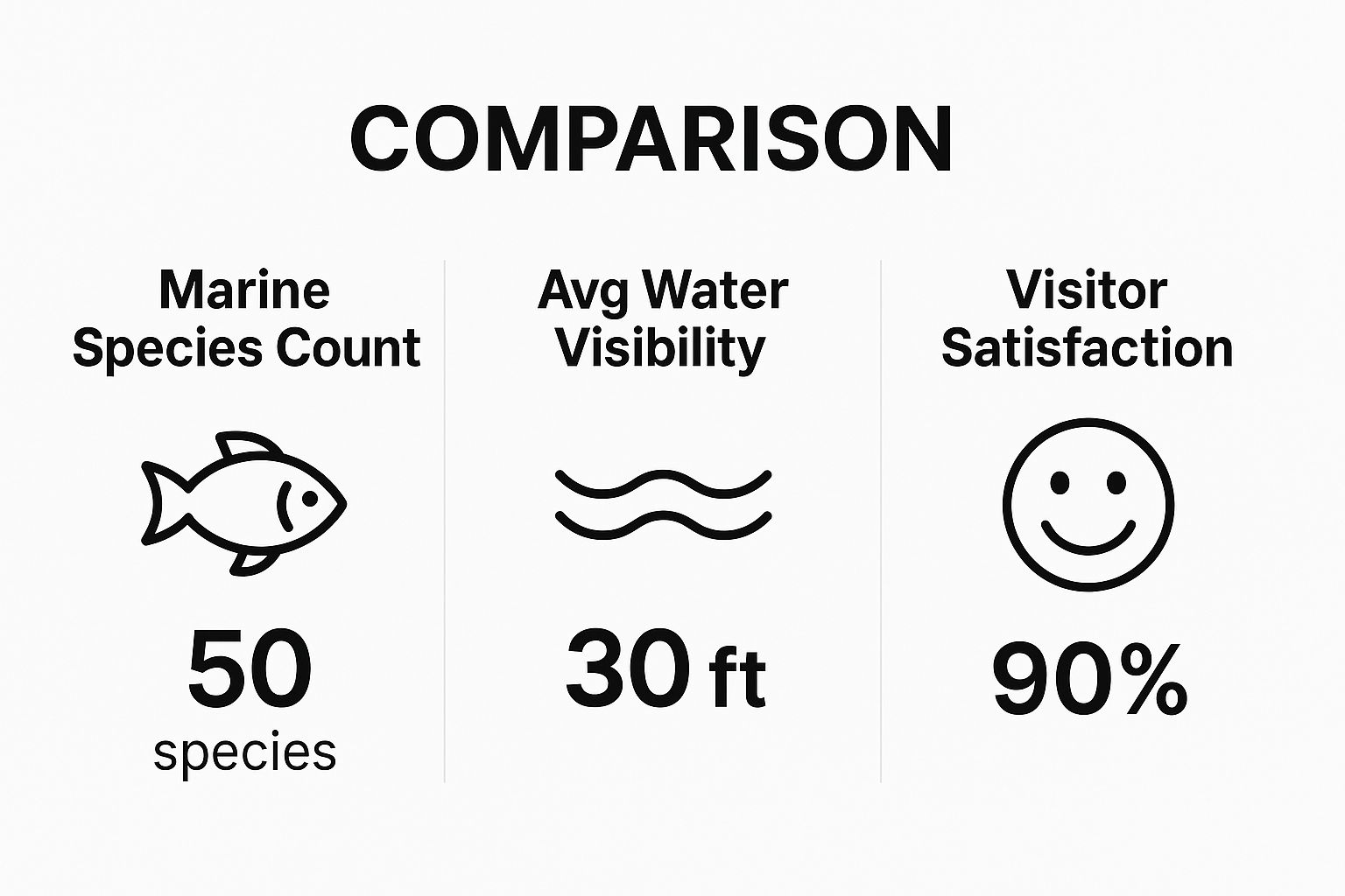 Infographic about captain cook snorkel tour