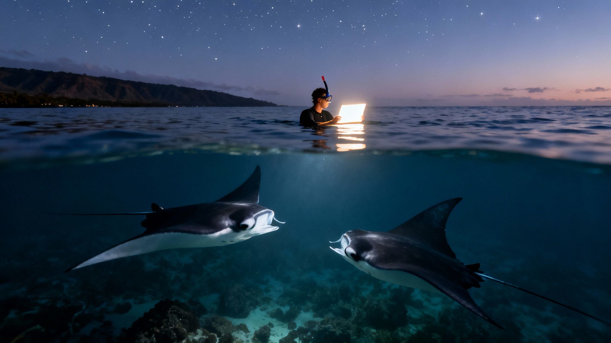 Explore snorkeling with manta rays kona: Kona's Ultimate Manta Guide