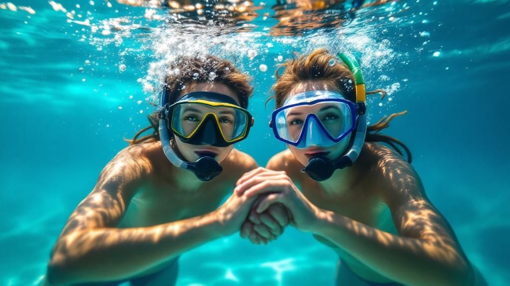 Never snorkel alone - Always use the buddy system
