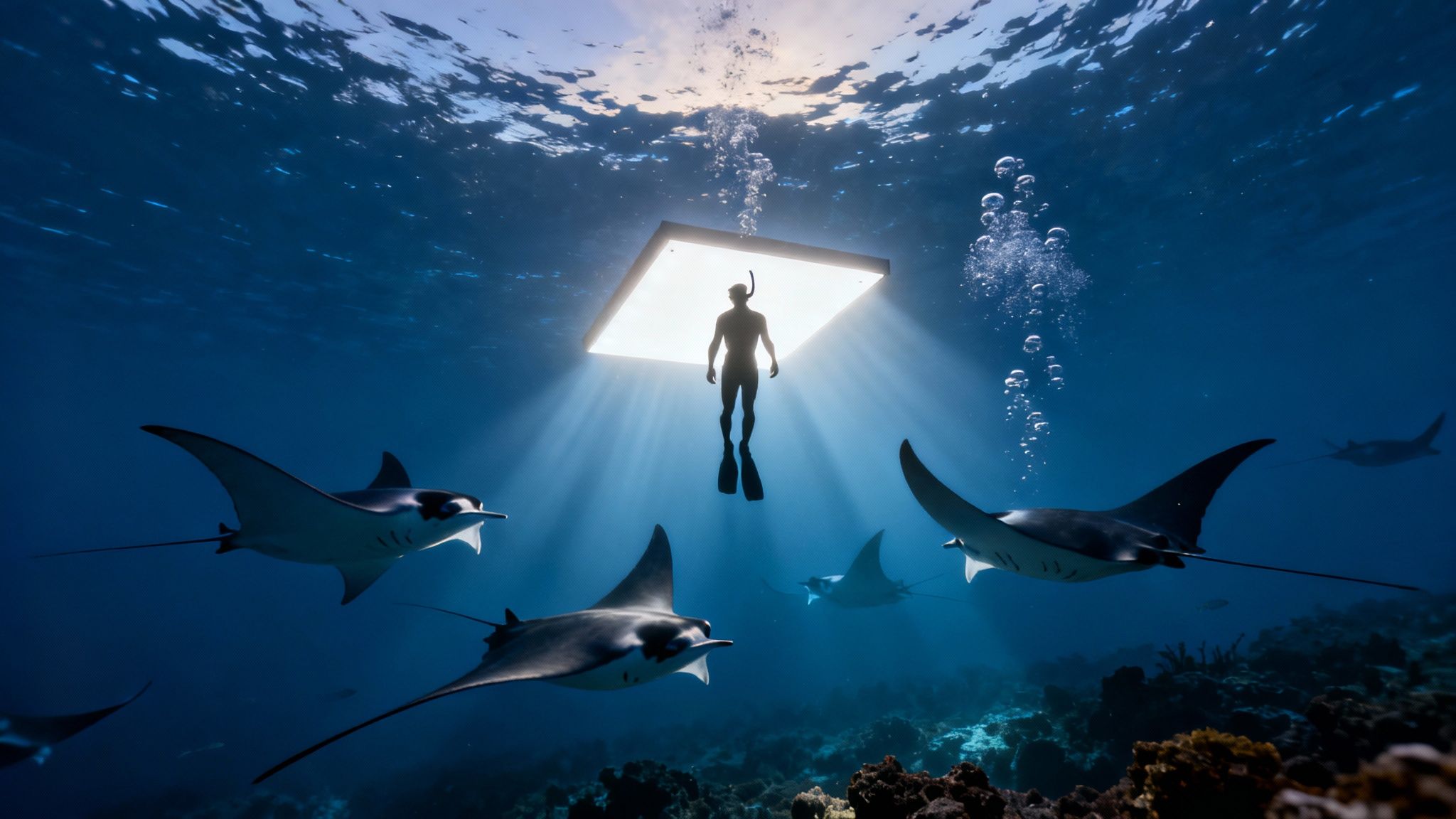 Big Island: manta ray snorkel big island Guide