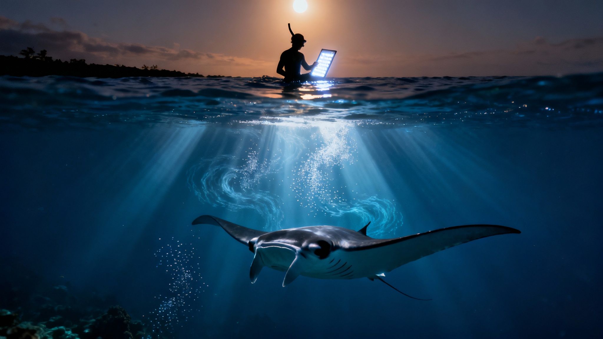 Your Guide to the Big Island Manta Ray Night Snorkel