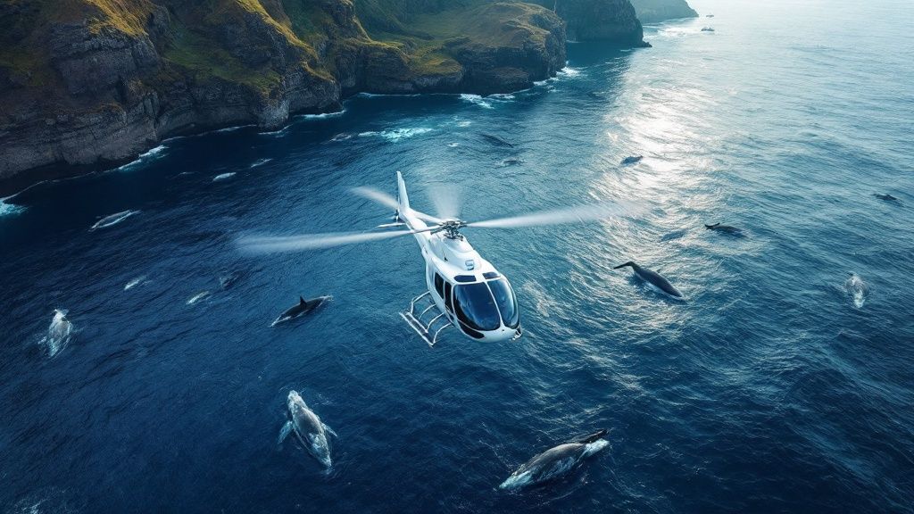 Mauna Loa Helicopters - Aerial Whale Watching Tours